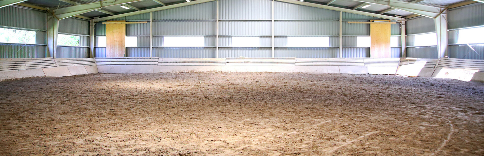 Indoor Horse Arena Installation
