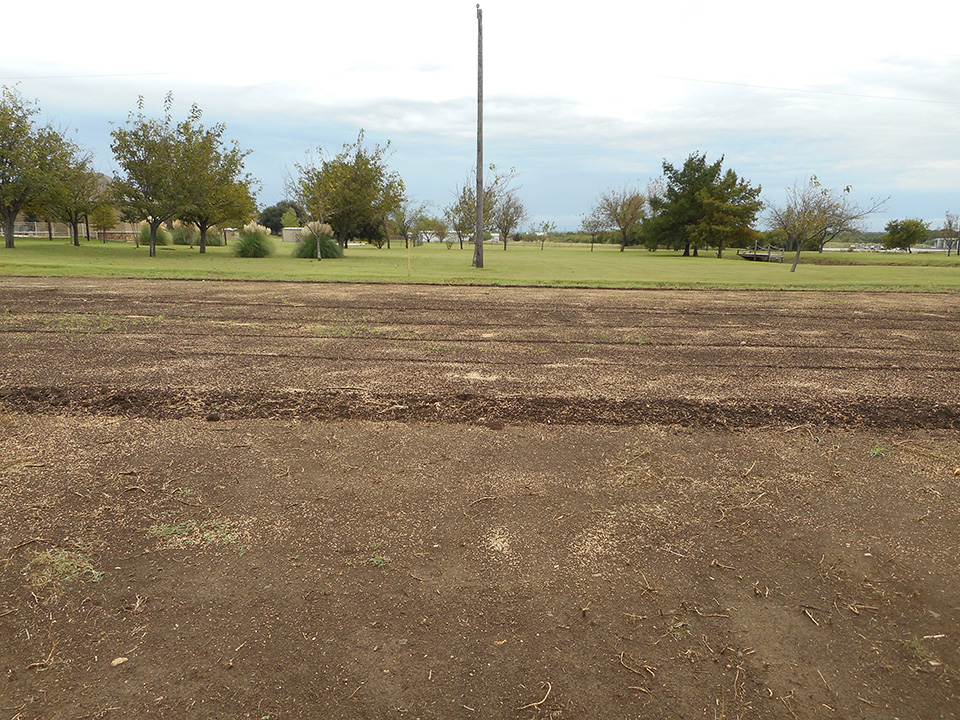 Dirt Pads Installed - Denton County